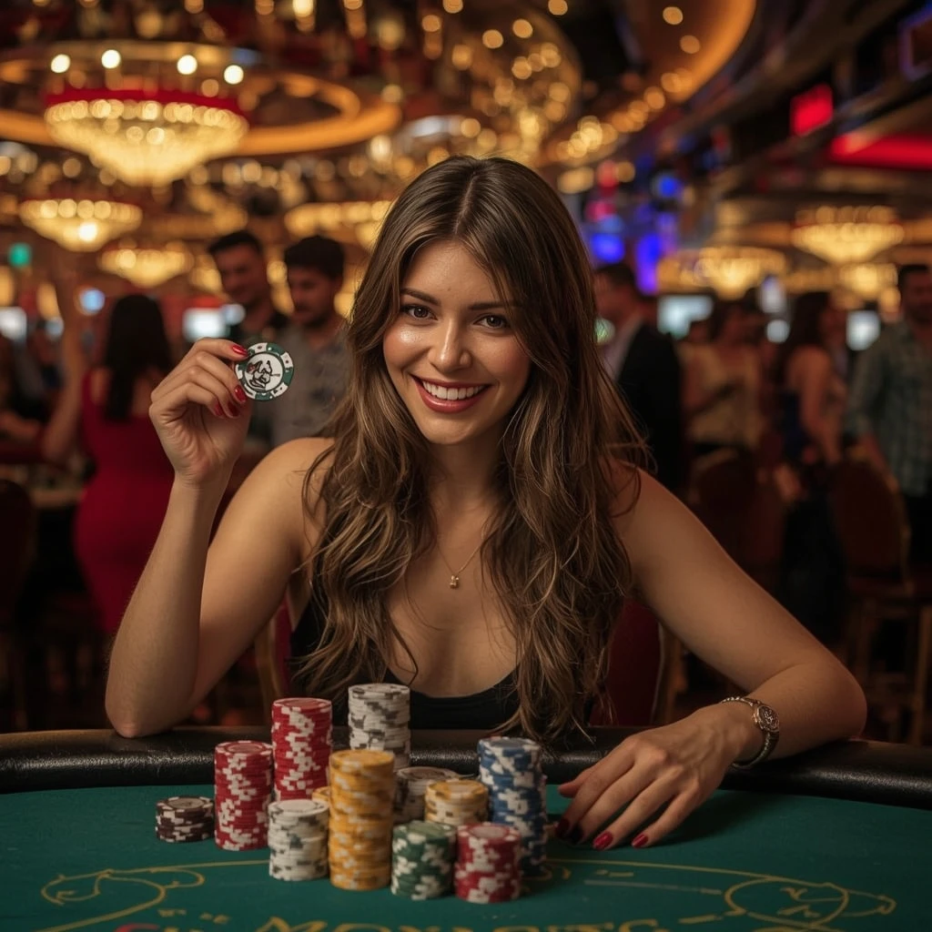 bonus dans les mains dâun homme au casino MonacoJack Casino